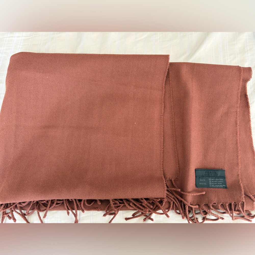 Prada 100% Wool Scarf